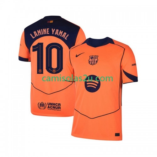 Camisolas de futebol FC Barcelona Lamine Yamal 10 UCL Equipamento 3ª 2025/26 Manga Curta Camisolas de futebol FC Barcelona Lamine Yamal 10 UCL Equipamento 3ª 2025/26 Manga Curta